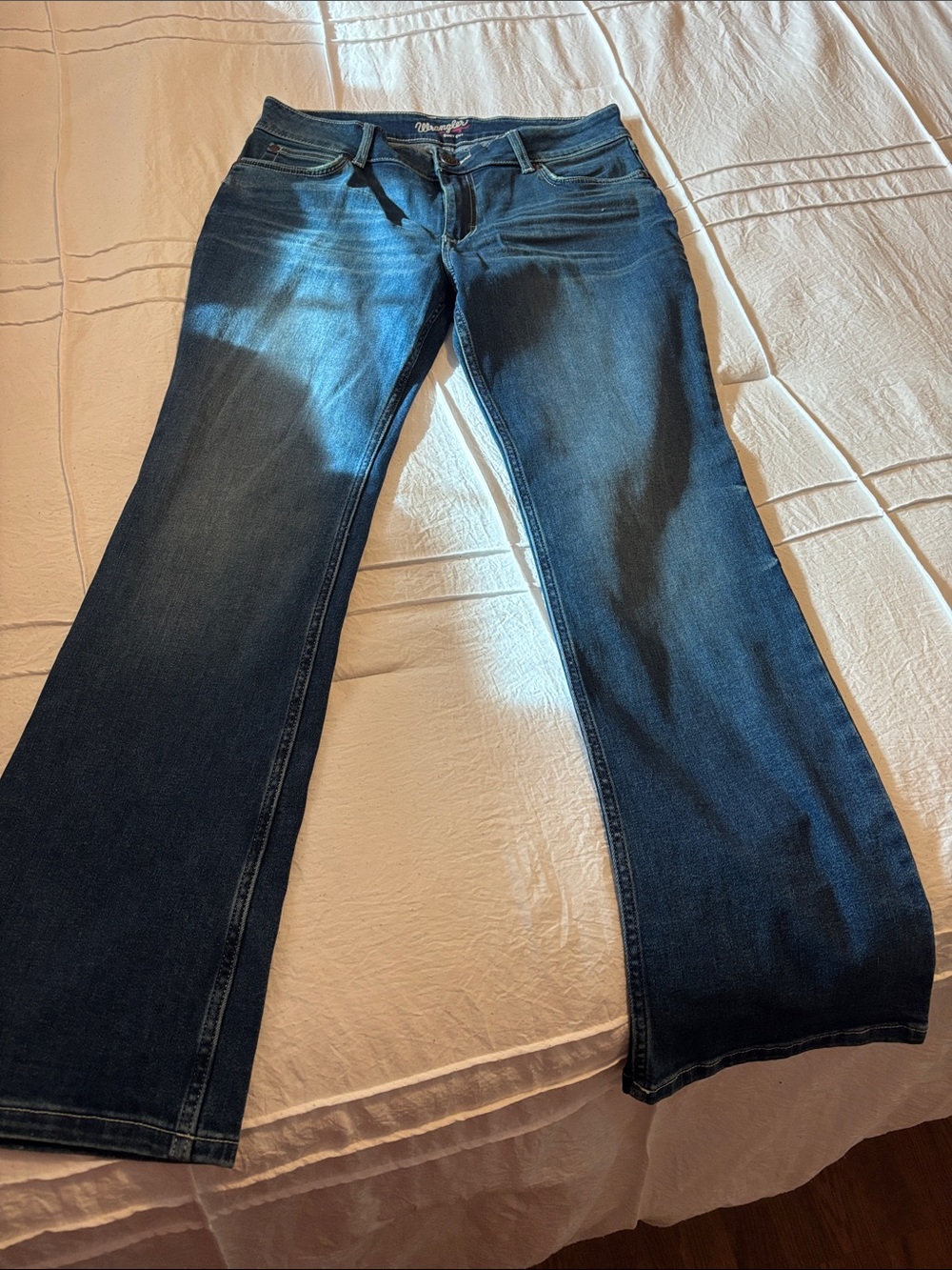 Wrangler Women's Dark Blue Bootcut Jeans